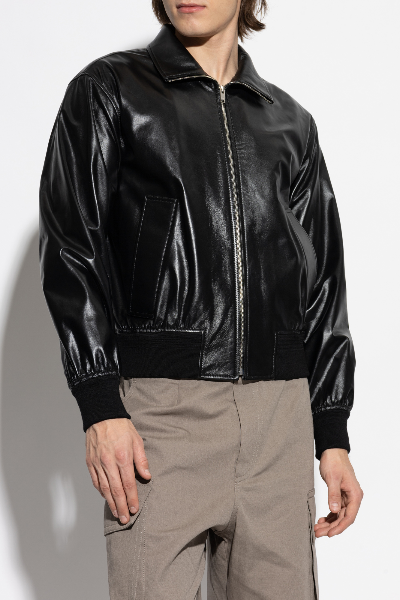 ボッテガヴェネタ Bottega Veneta Leather Jacket ボッテガ・ヴェネタのアウターはレザーに注目──特集：ロングか